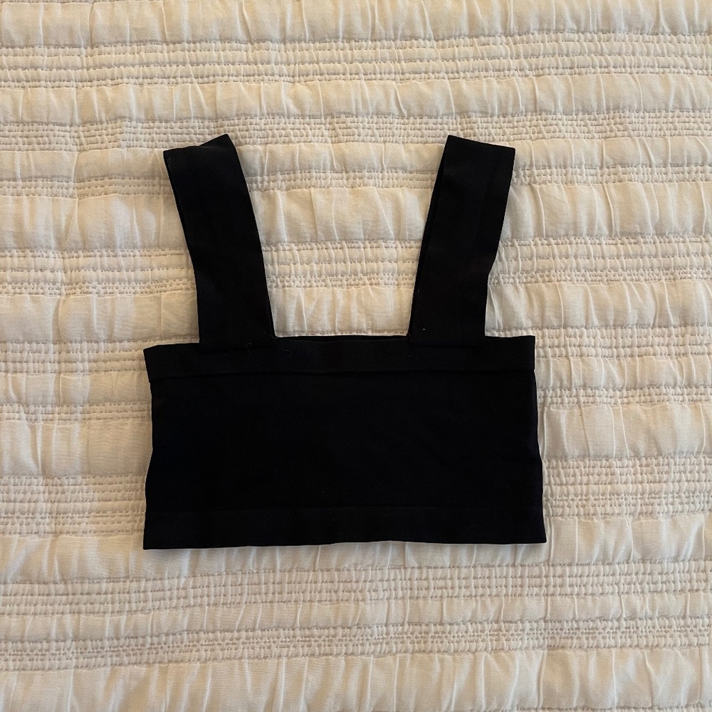 black free people bralette tank